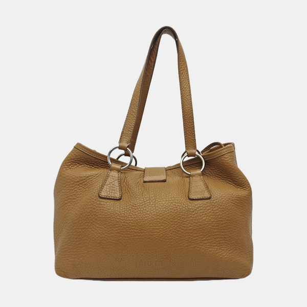 Calfskin Tote Bag Brown