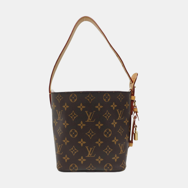 ALL IN Monogram Coated Canvas Brown