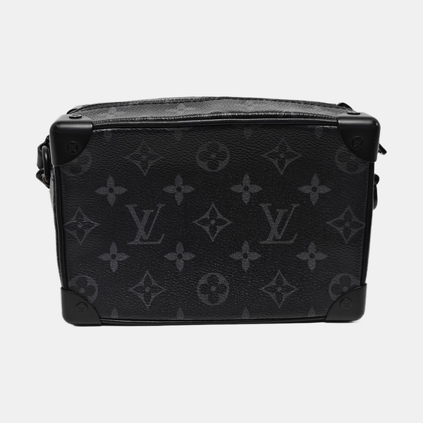 SOFT TRUNK Mini Monogram Coated Canvas Black
