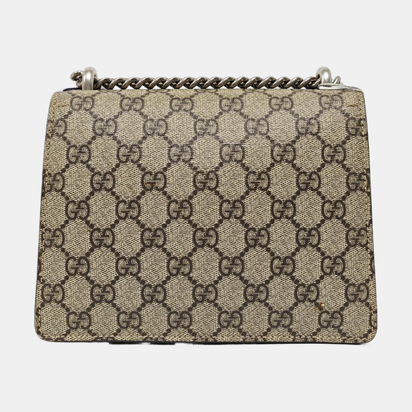Dionysus Mini Monogram Coated Canvas Beige