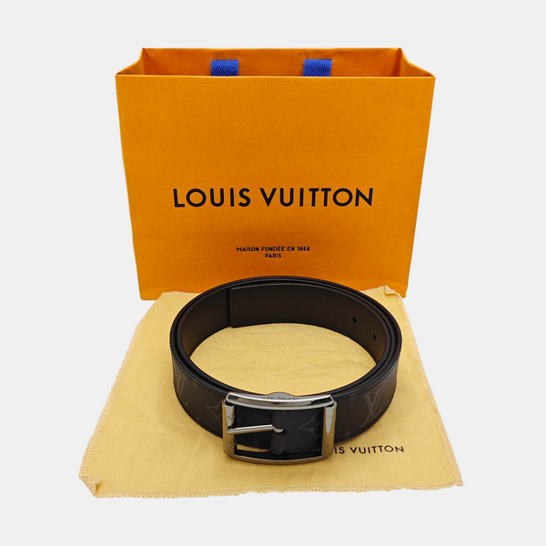 Coated Canvas Belt Black