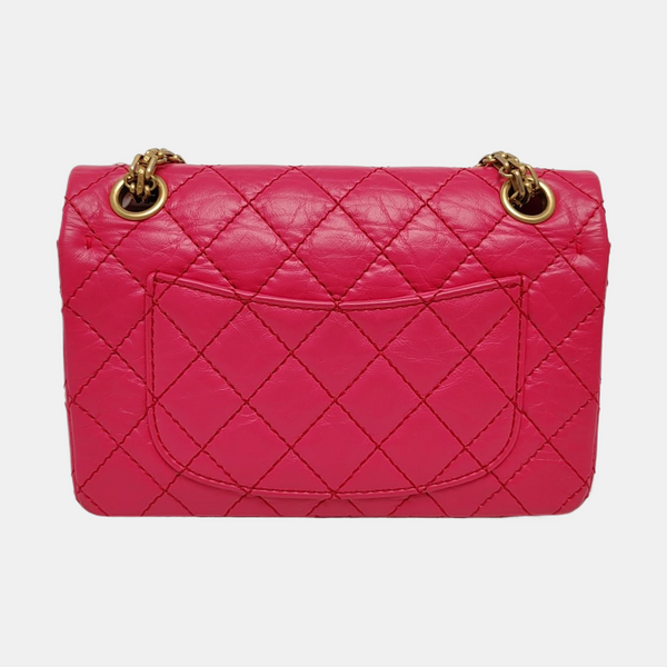 2.55 224 (mini) Quilted Calfskin Pink