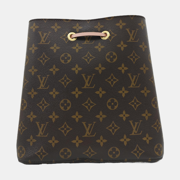 NÉONOÉ MM Monogram Coated Canvas Brown
