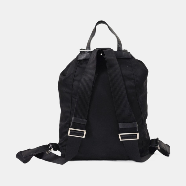 Nylon Backpack Black