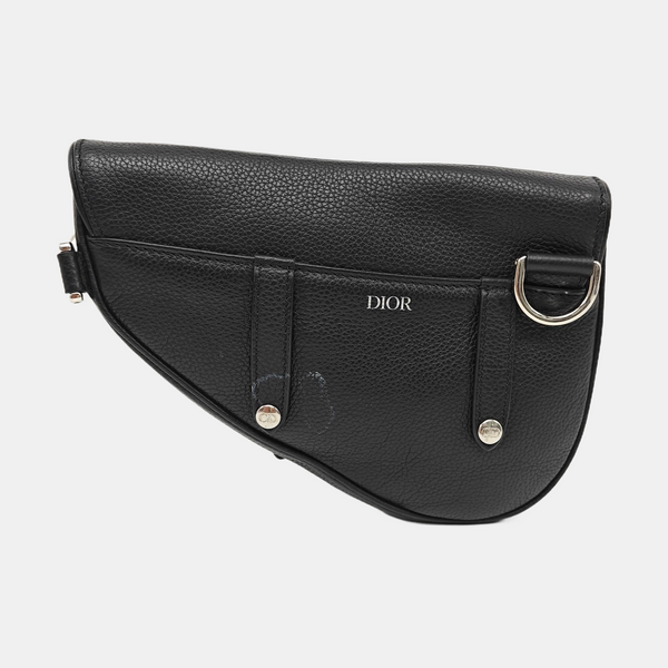 Saddle Mini Calfskin Black