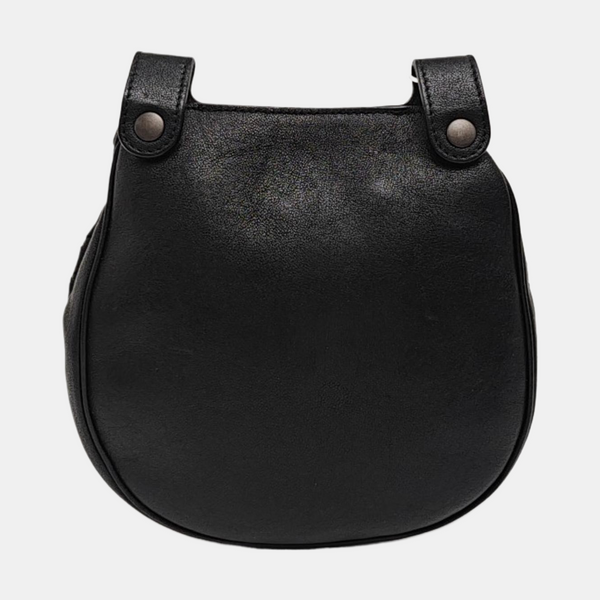 Calfskin Shoulder Bag Black