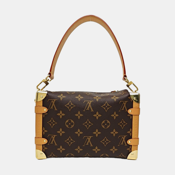 SIDE TRUNK MM Monogram Coated Canvas Brown