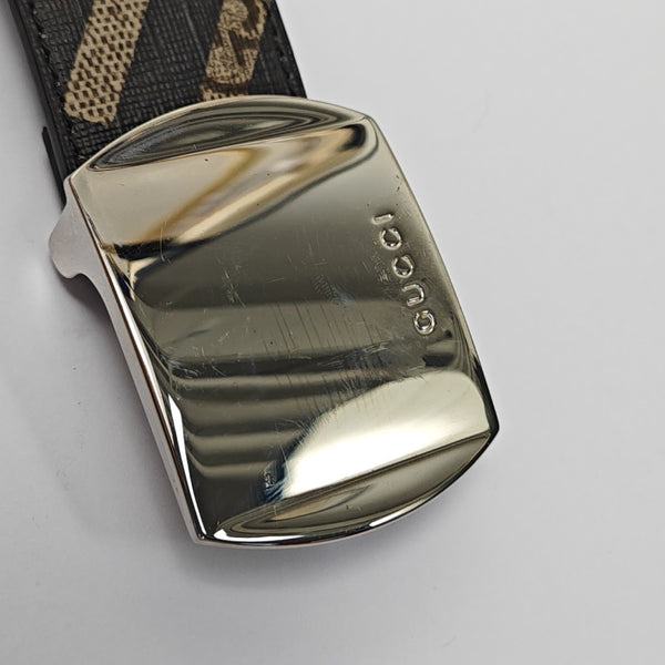 Coated Canvas Belt Black