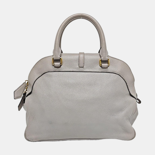 Calfskin Shoulder Bag Gray