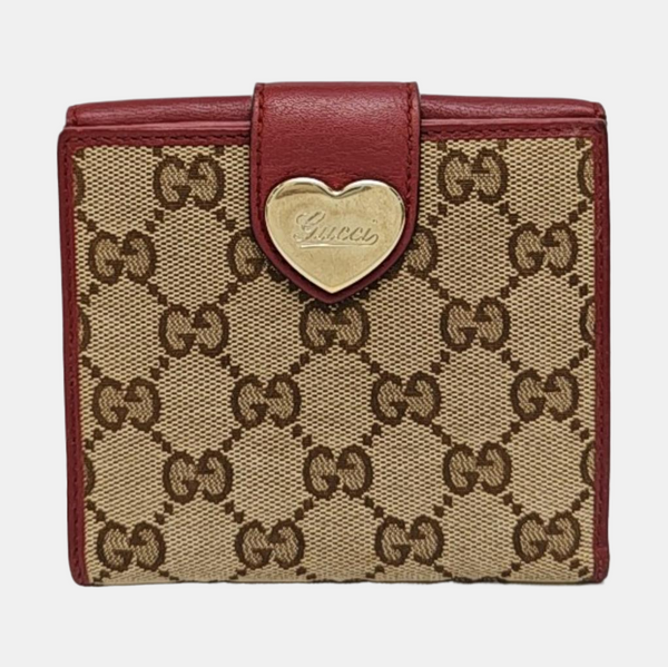 Monogram Fabric Wallet Beige
