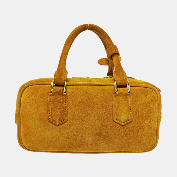 Arcadie Small Suede Yellow