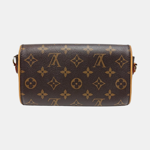 Pochette Camille Monogram Coated Canvas Brown