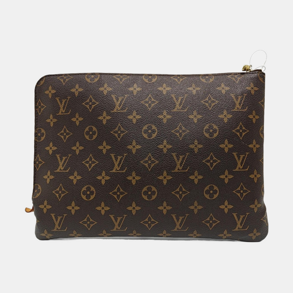 Etui Voyage MM Monogram Coated Canvas Brown