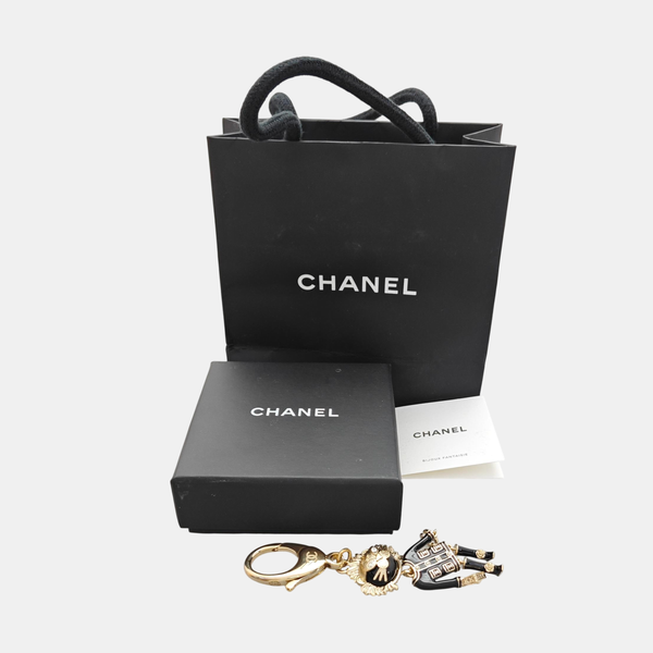 Metal Bag Charm Gold