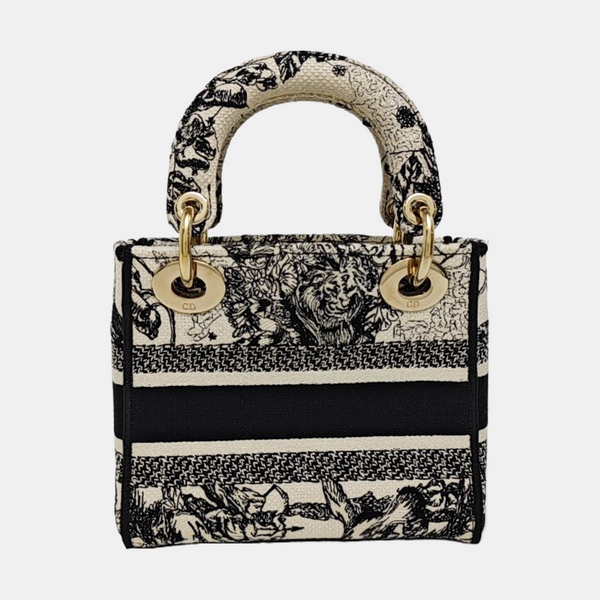 Lady Dior Mini Lona Multicolor