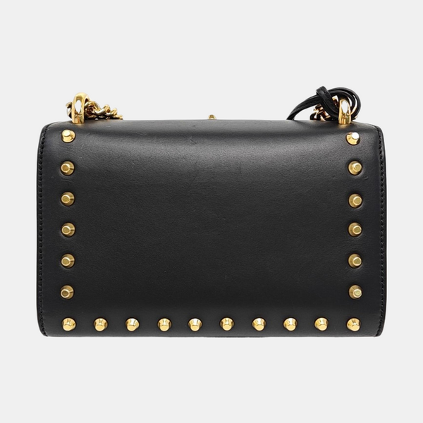 Padlock Small Calfskin Black