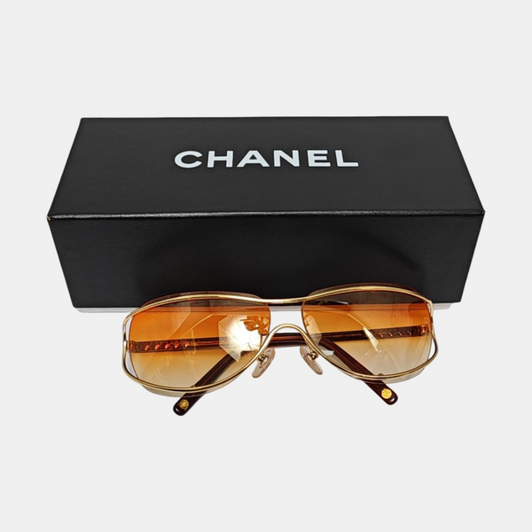 Metal Sunglasses Orange