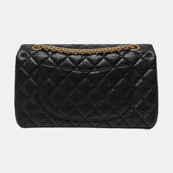 2.55 225 (small) Quilted Calfskin Black