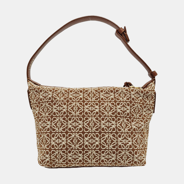 Monogram Canvas Top Handle Bag Brown