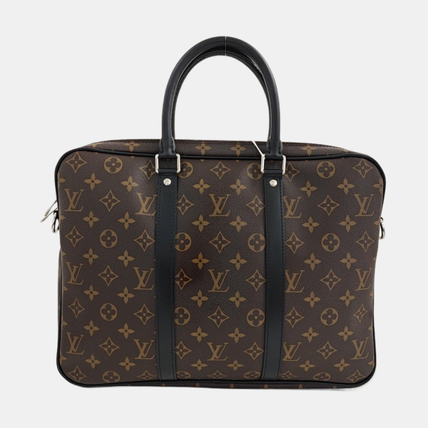 PORTE-DOCUMENTS PM Monogram Coated Canvas Brown