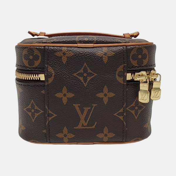 NICE Super Mini Monogram Coated Canvas Brown