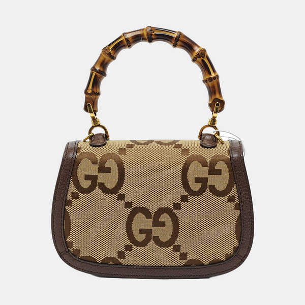 Bamboo 1947 Small Monogram Canvas Beige