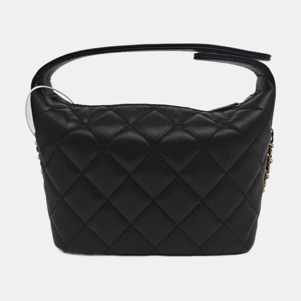 HOBO Quilted Grained Calfskin Black