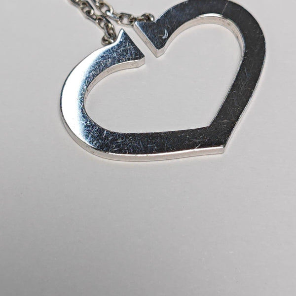 18k White Gold Silver Necklace