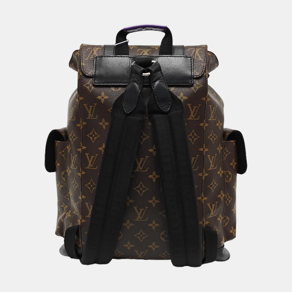 CHRISTOPHER PM Monogram Coated Canvas Brown