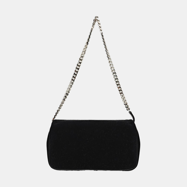 Suede Shoulder Bag Black