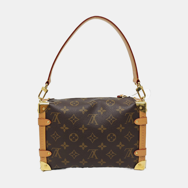 SIDE TRUNK MM Monogram Coated Canvas Brown