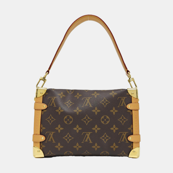 SIDE TRUNK MM Monogram Coated Canvas Brown