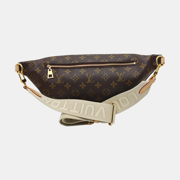 BUMBAG Monogram Coated Canvas Brown
