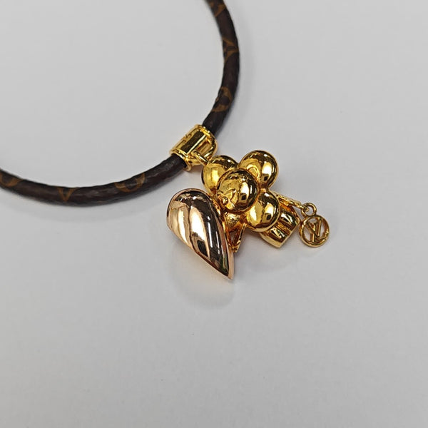 LV SOUND Leather Brown Bangle