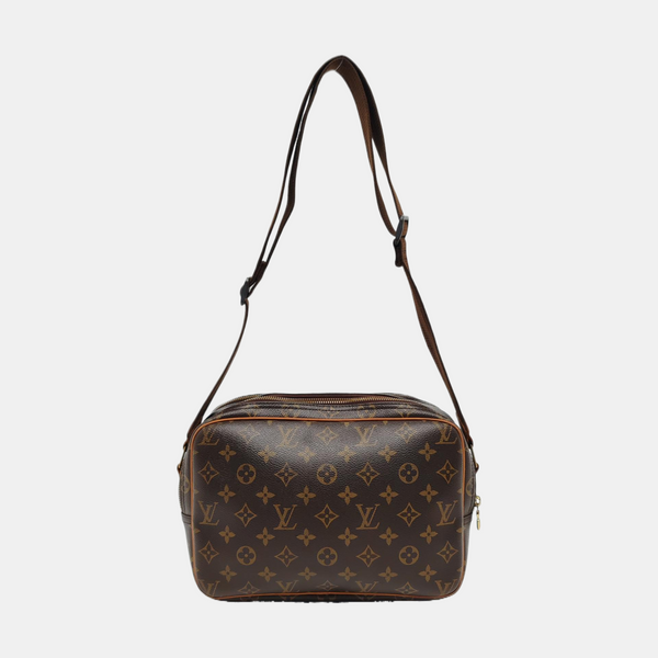 REPORTER Monogram Coated Canvas Brown