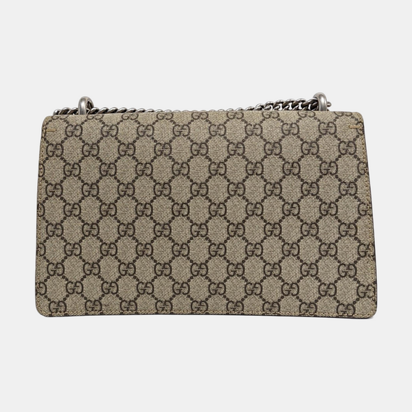 Dionysus Small Monogram Coated Canvas Black
