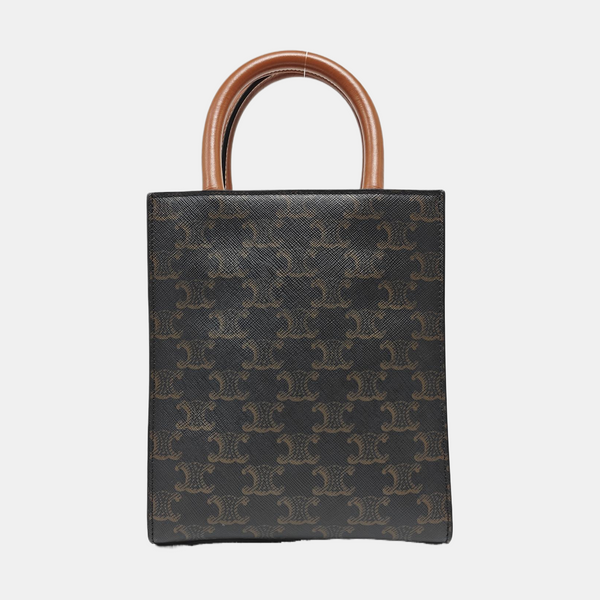 CABAS CELINE Mini Coated Canvas Brown