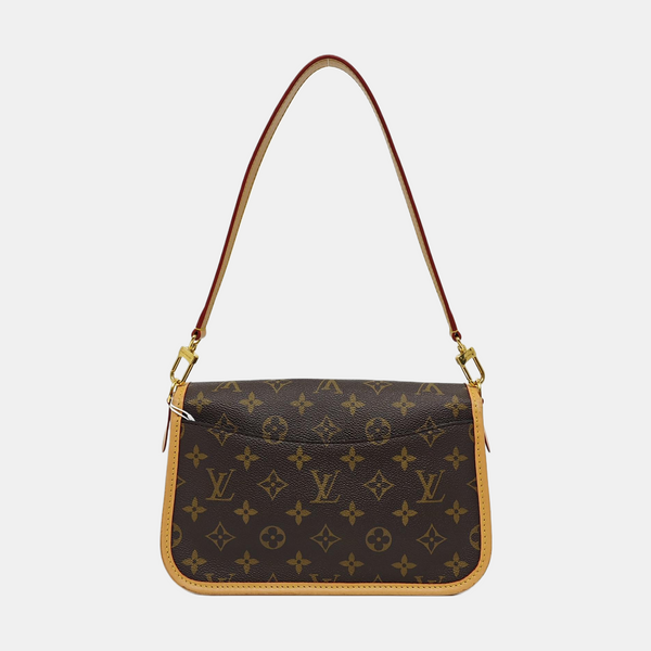 DIANE Monogram Coated Canvas Brown