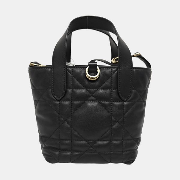 Toujours Nano Cannage Calfskin Black