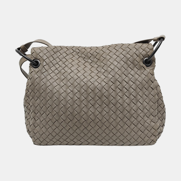 Calfskin Shoulder Bag Gray