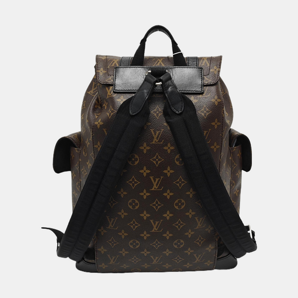 CHRISTOPHER MM Monogram Coated Canvas Brown