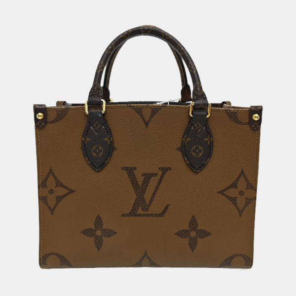 ONTHEGO PM Monogram Coated Canvas Brown