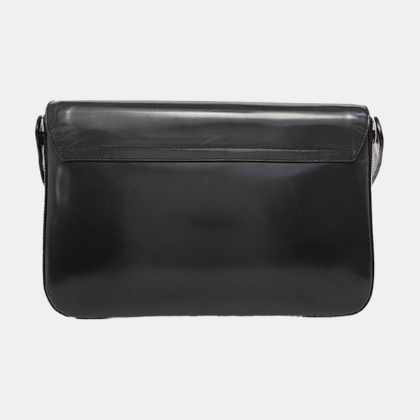 Calfskin Shoulder Bag Black