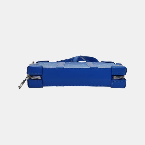 WALLET TRUNK Monogram Coated Canvas Blue