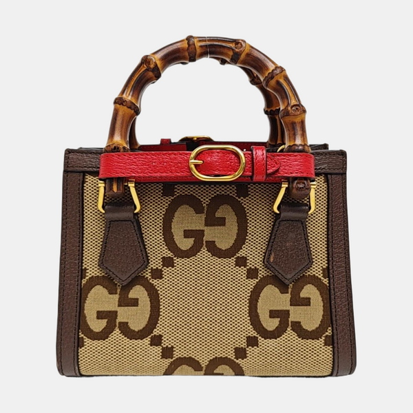 Diana Mini Monogram Canvas Beige