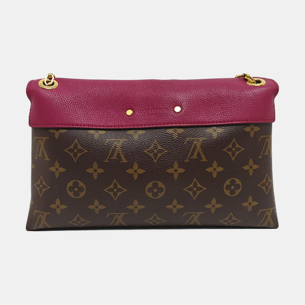 PALLAS BB Monogram Coated Canvas Brown