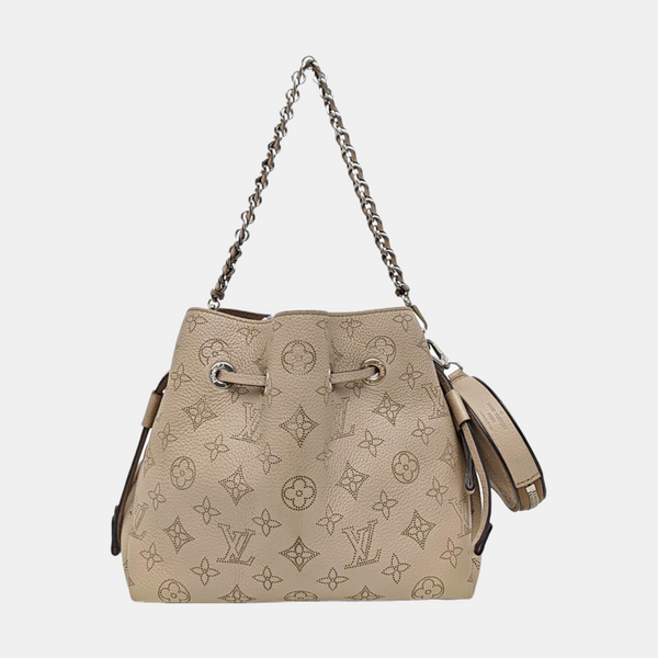BELLA Monogram Calfskin Gray