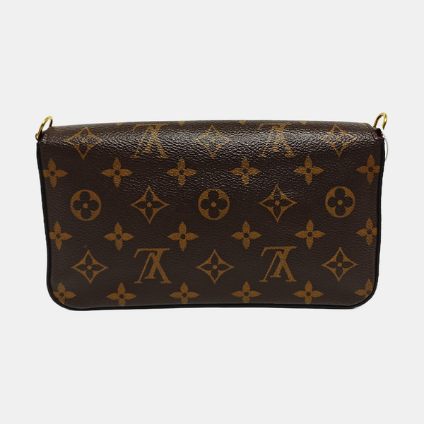 FÉLICIE Monogram Coated Canvas Brown