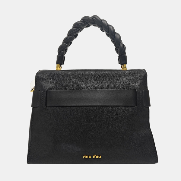 Calfskin Shoulder Bag Black
