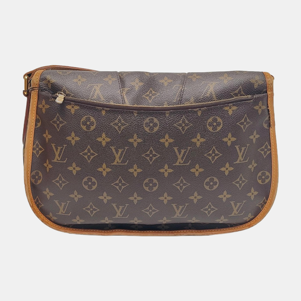 MENILMONTANT MM Monogram Coated Canvas Brown